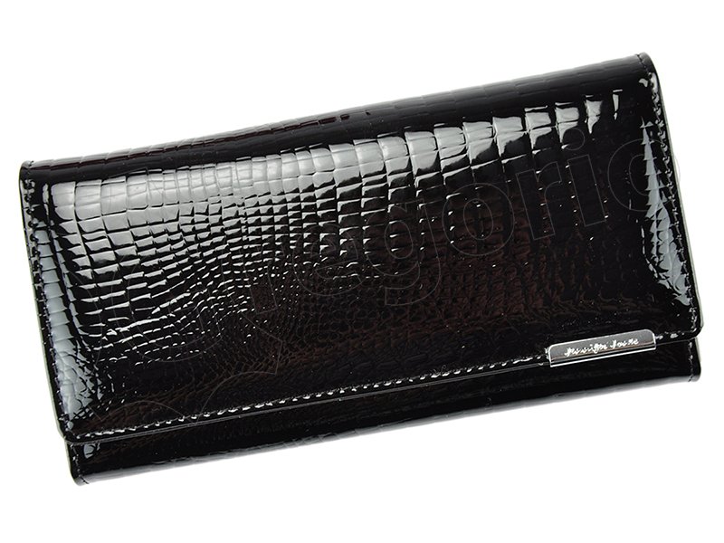 Dámska kožená peňaženka Jennifer Jones 5289 čierna
