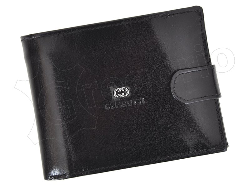 Pánska kožená peňaženka čierna Cefirutti 70616 