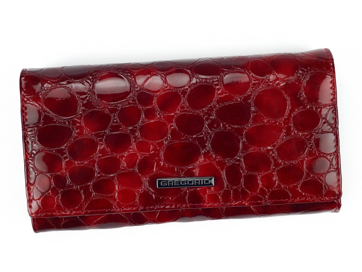 Dámska kožená peňaženka Gregorio FZ-106 červená