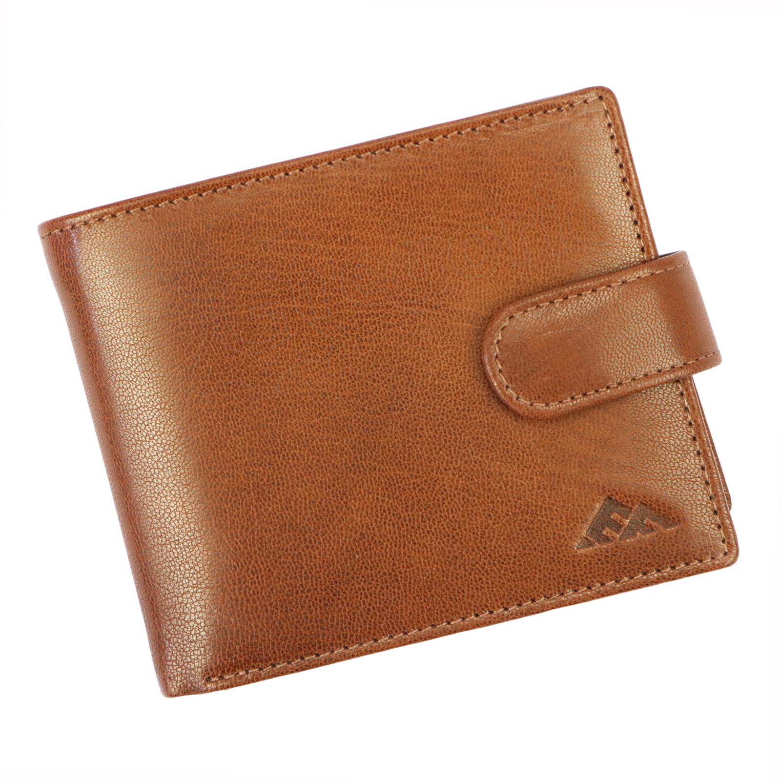 Bezpečnostná kožená peňaženka EL FORREST 573-26 RFID hnedá