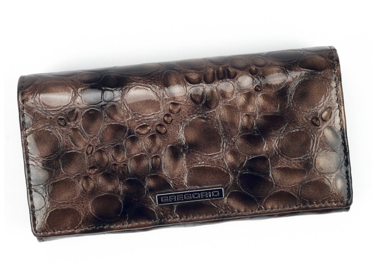 Dámska kožená peňaženka Gregorio FZ-107 sivá