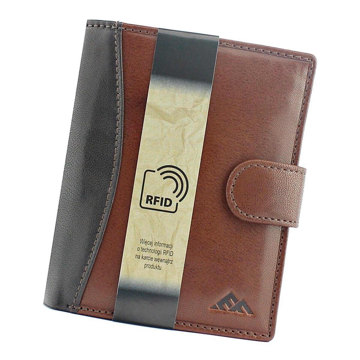 Bezpečnostná kožená peňaženka EL FORREST 547-21 RFID hnedá