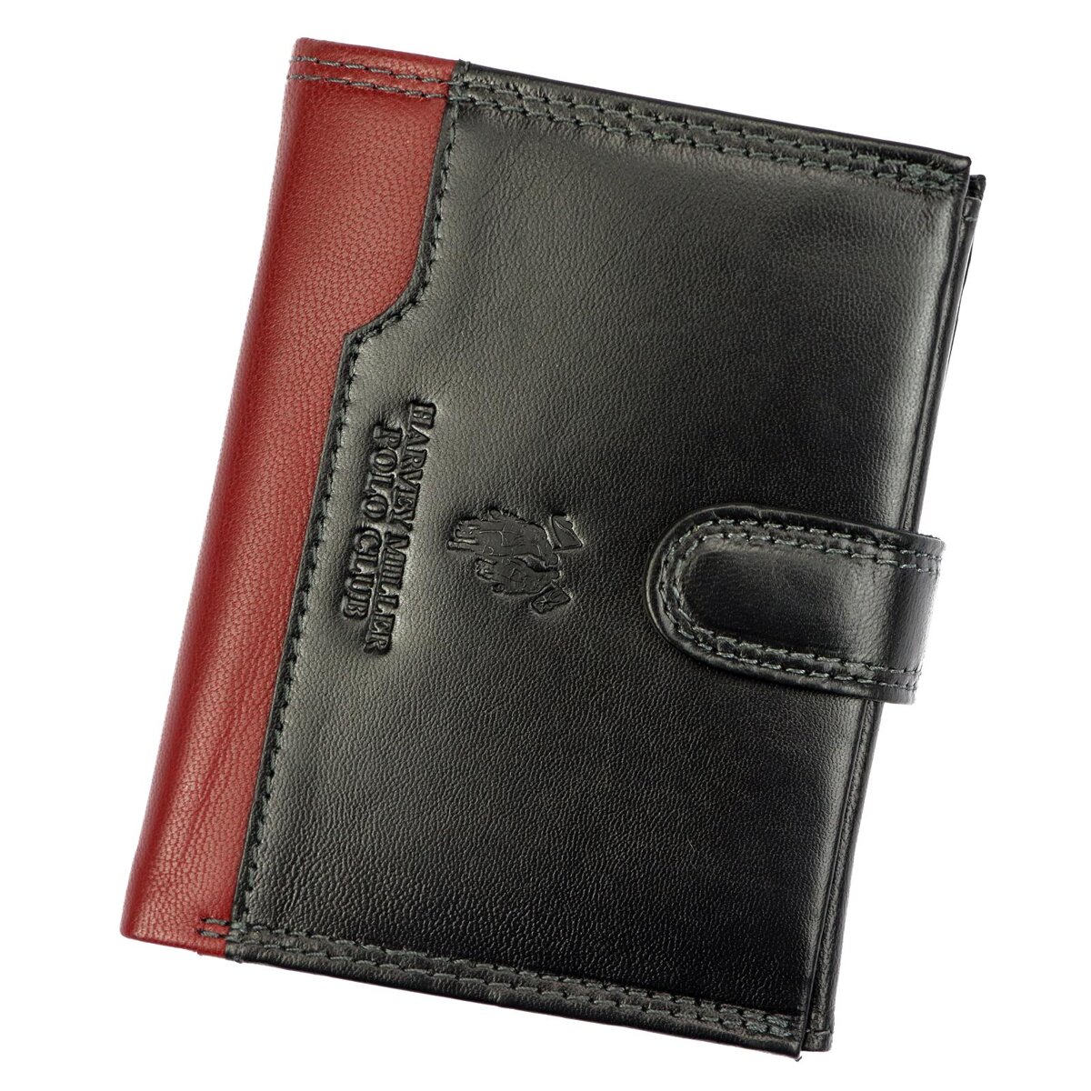 Pánska kožená peňaženka Harvey Miller čierna 2807 PL04