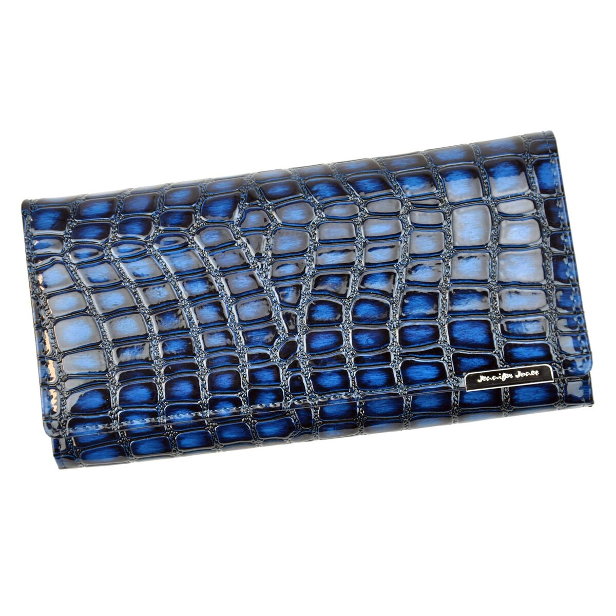 Dámska kožená peňaženka modrá Jennifer Jones 5288