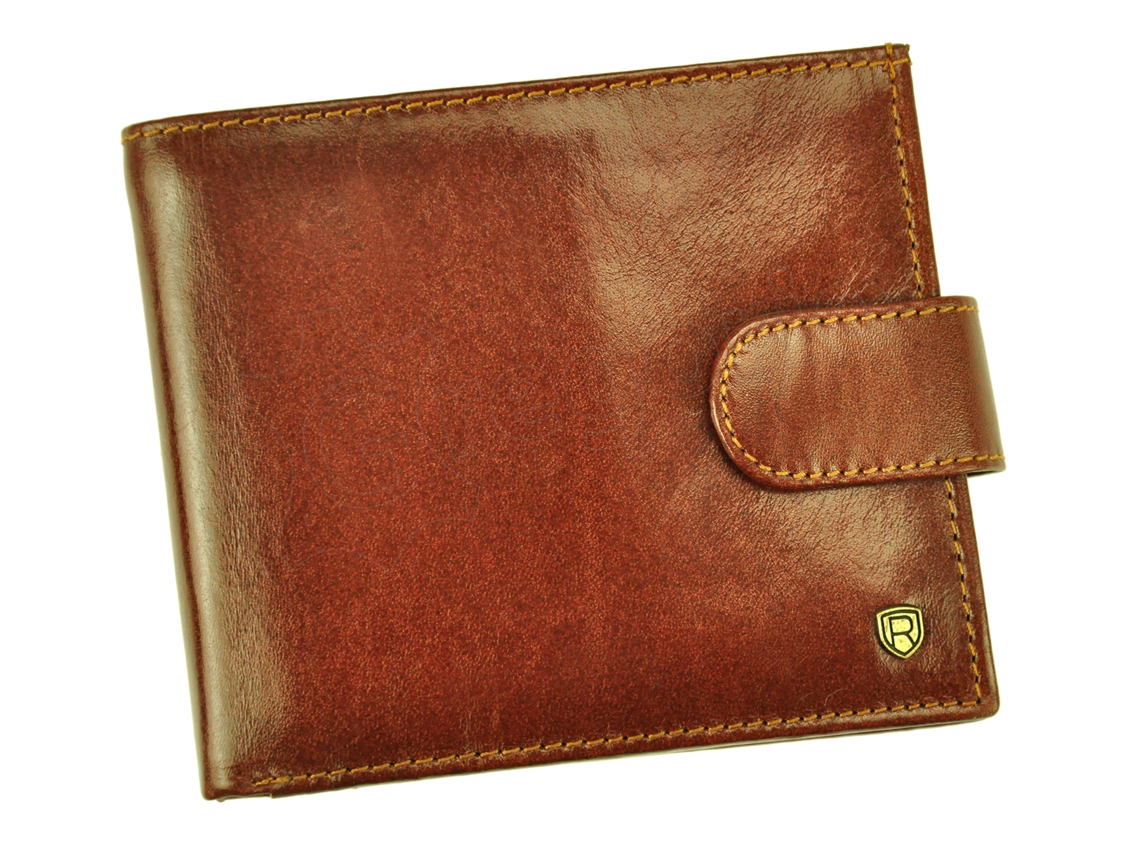 Bezpečnostná kožená peňaženka Rovicky N01L RFID hnedá